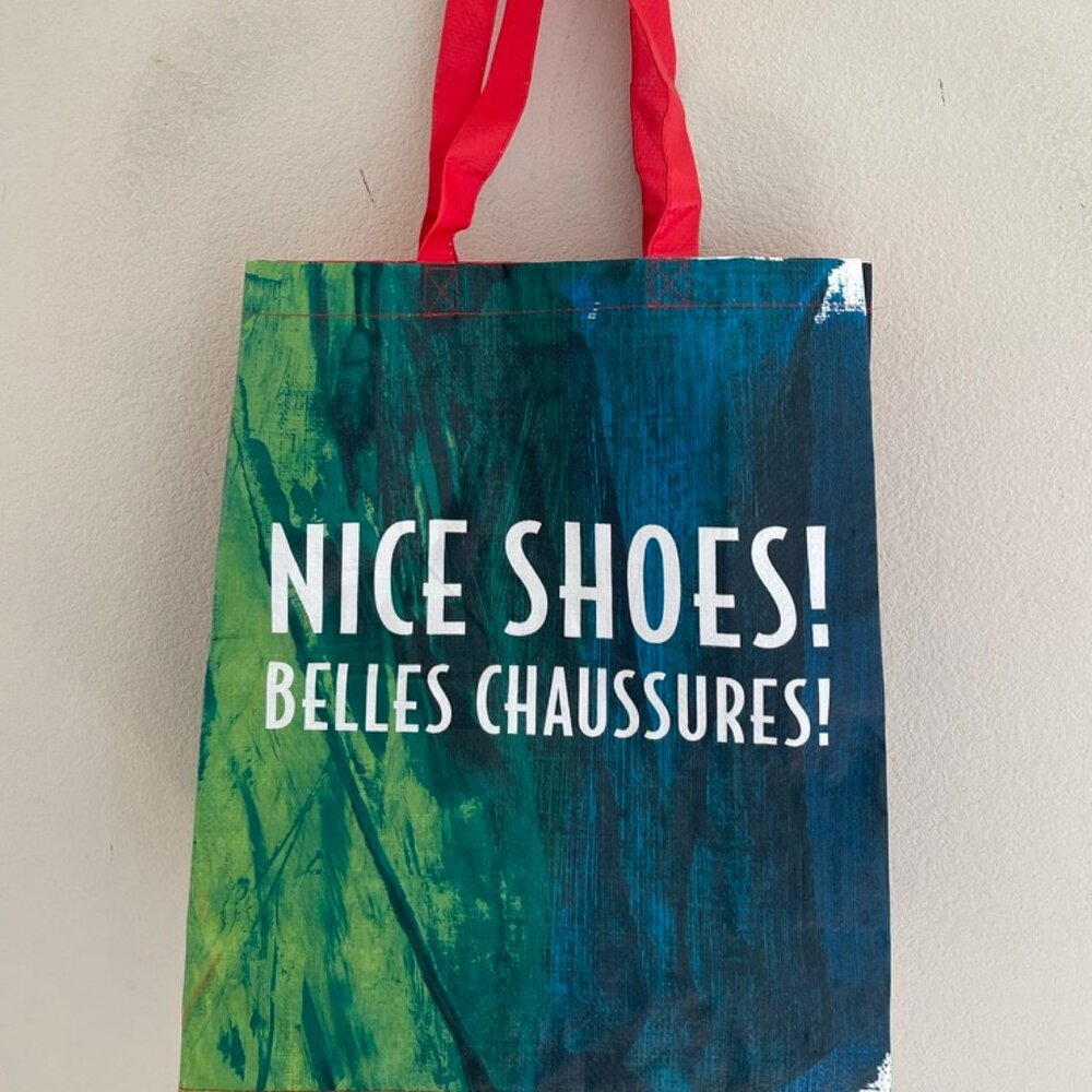 JOHN FLUEVOG "Nice Shoes" Shopping Bag is BRAND NEW! So Colorful!